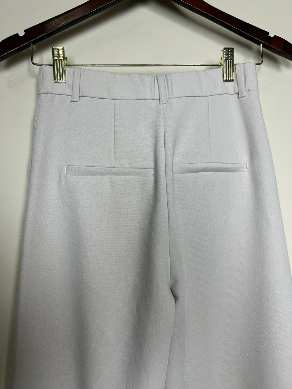 Abercrombie & Fitch Wide-Leg Pants in Light Taupe Size 25/0